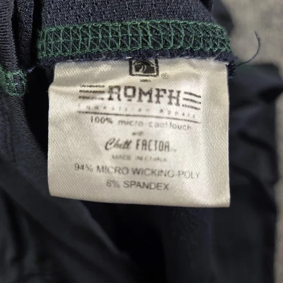 Romfh Pullover Womens Medium Navy Chill Factor Quarter Zip Equestrian‎ Riding - Picture 9 of 11